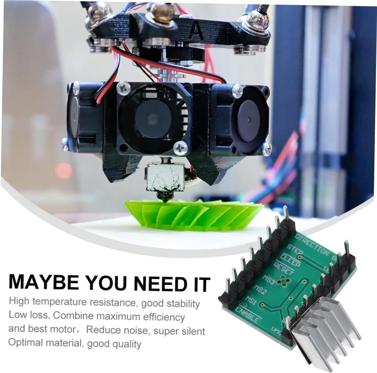 ماژول درایور موتور پله ای jojofuny بسته 4 عددی برای چاپگرها با خاموشی حرارتی، کنترل میکرو استپ و کاهش نویز برای عملکرد دقیق موتور