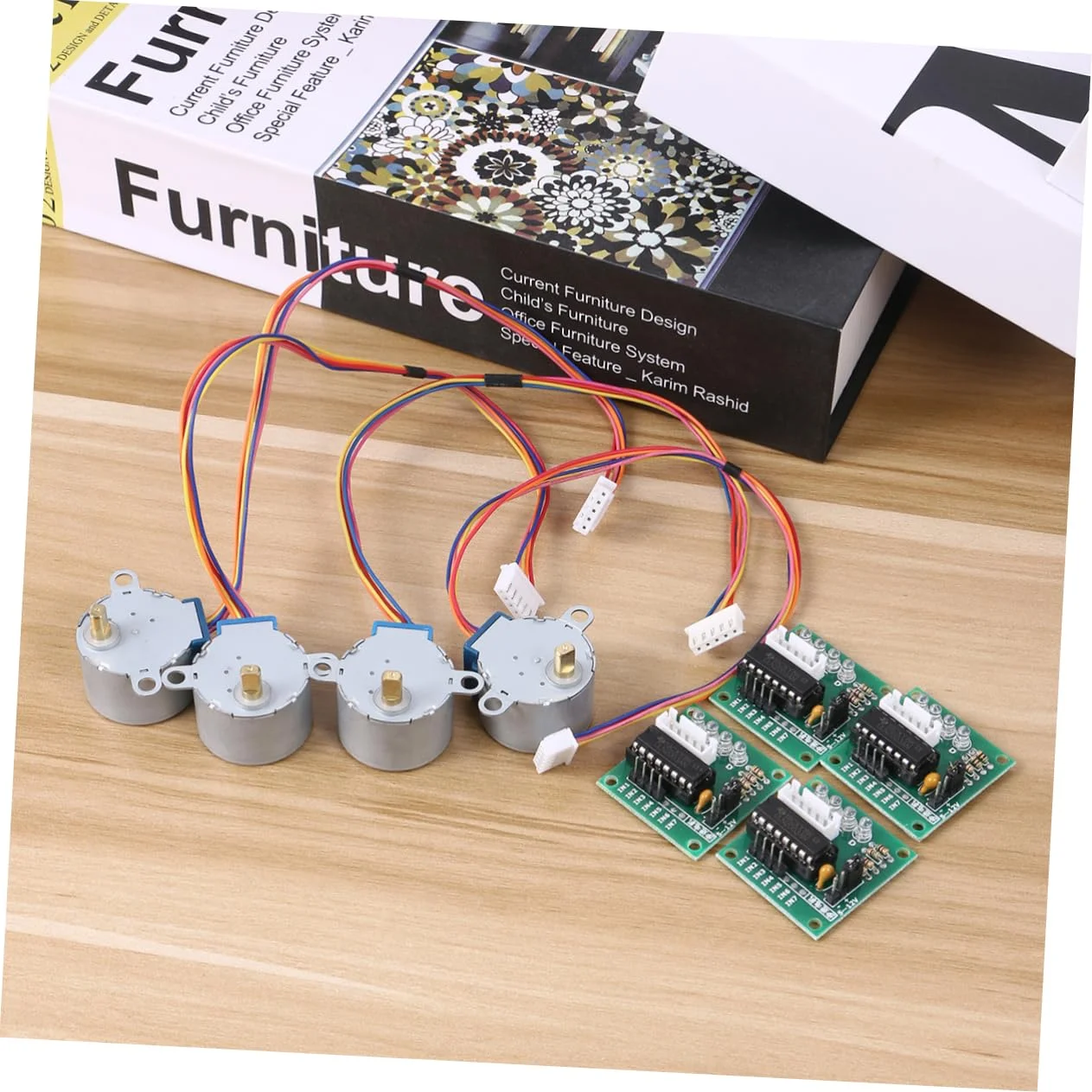 4 ست برد درایور دنده موتور پله ای کنترل سرعت موتور رابط استاندارد برای بردهای توسعه (4 ست)