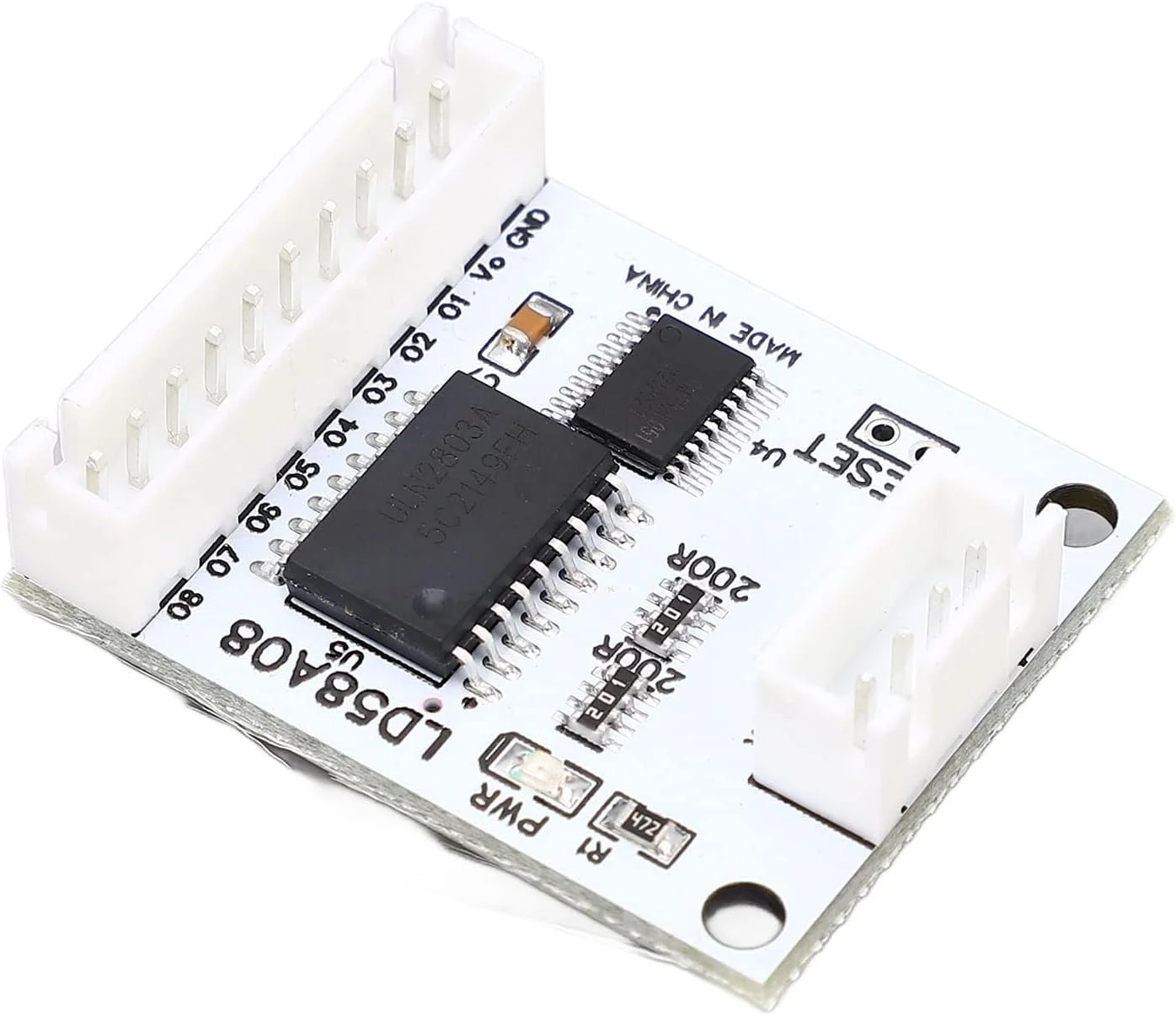 ماژول درایور ترانزیستور خروجی PWM با RS485 هشت کاناله، برد کنترل چند منظوره DO (همراه با پین)