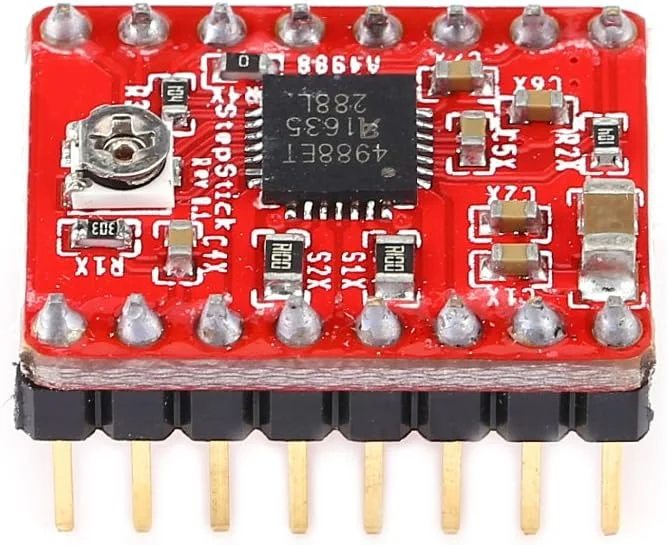 Easy control interface with short,to,ground and shorted,load,5 different step resolutions,Intelligent chopping control,Stepper Motor Driver Module for 3D Printer Parts,Suitable