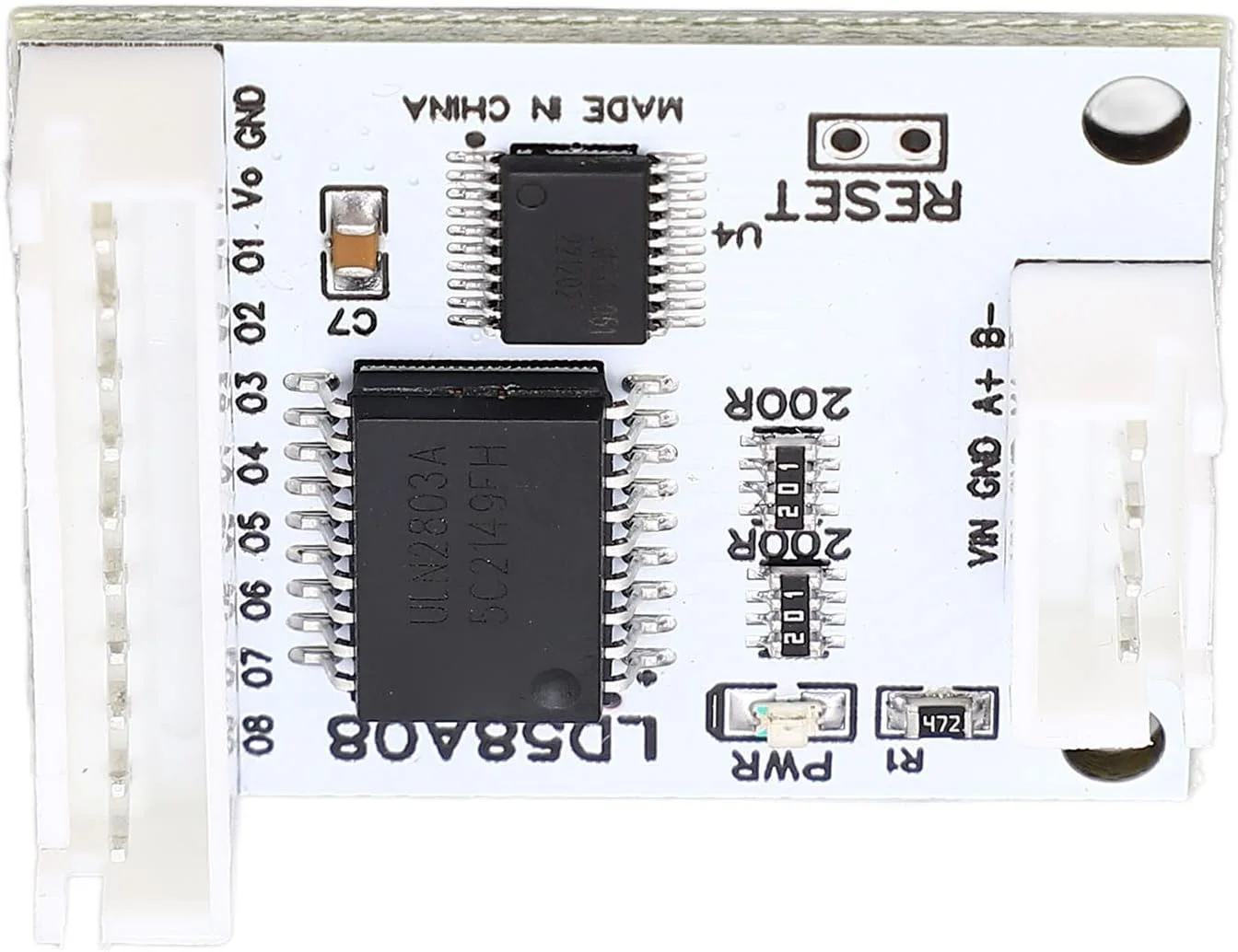 ماژول درایور ترانزیستور خروجی PWM با RS485 هشت کاناله، برد کنترل چند منظوره DO (همراه با پین)