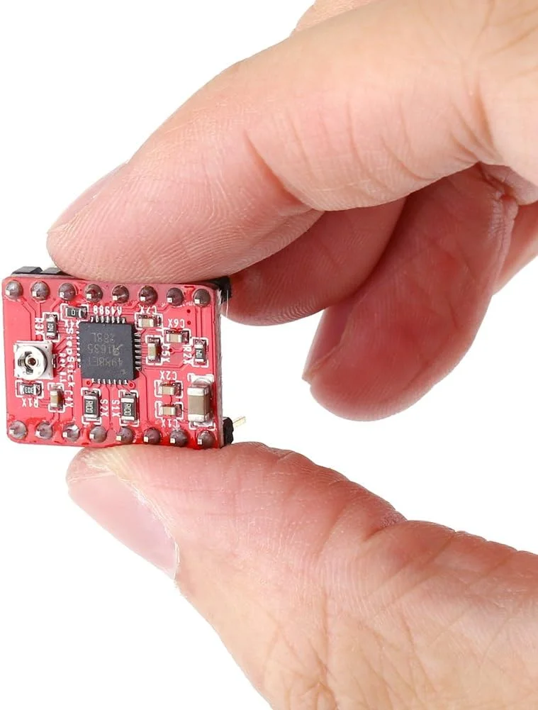 Easy control interface with short,to,ground and shorted,load,5 different step resolutions,Intelligent chopping control,Stepper Motor Driver Module for 3D Printer Parts,Suitable