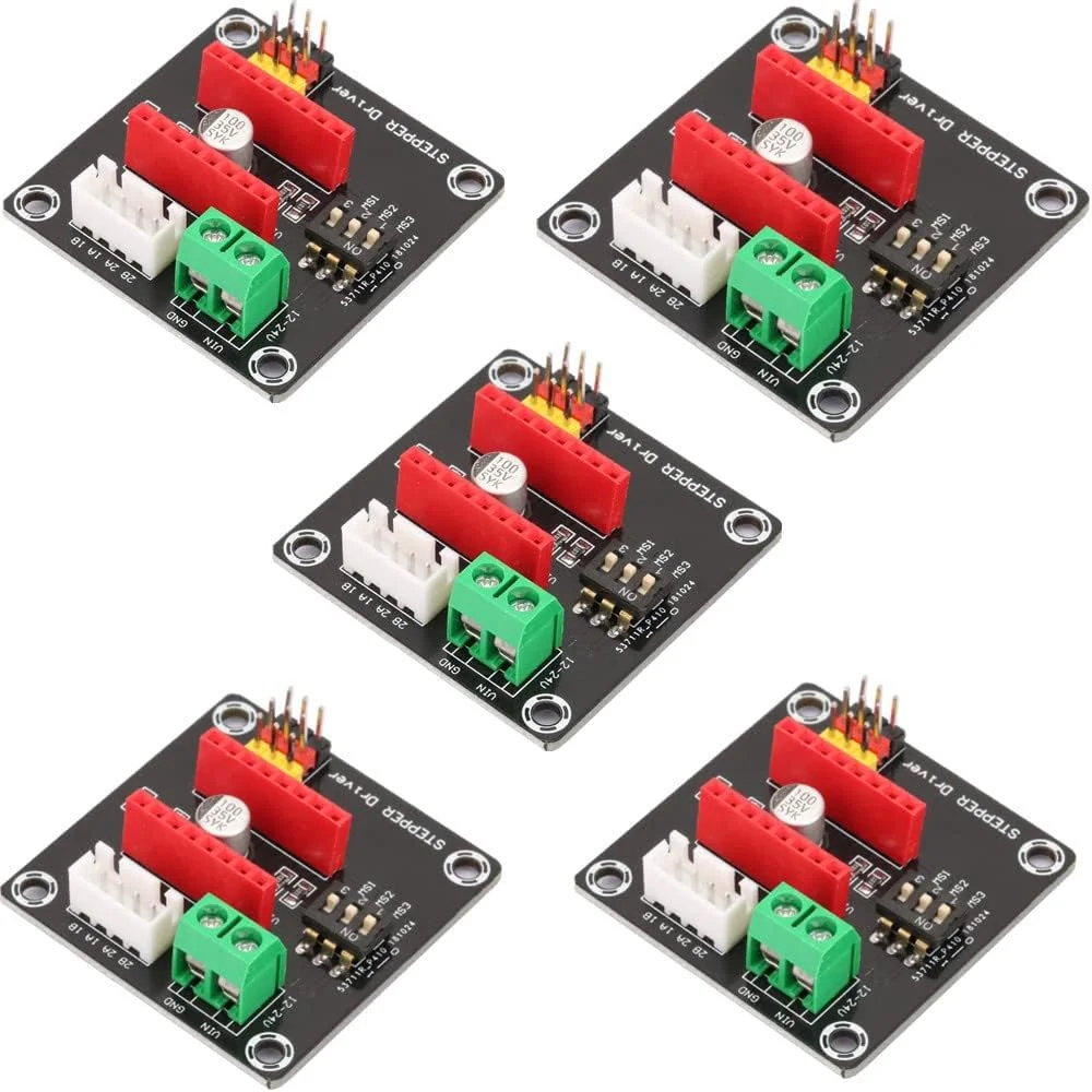 برد توسعه درایور موتور پله ای 42 مدل Jeanoko DRV8825/A4988، ماژول کنترل پرینتر سه بعدی برای پرینتر سه بعدی (5 عدد)