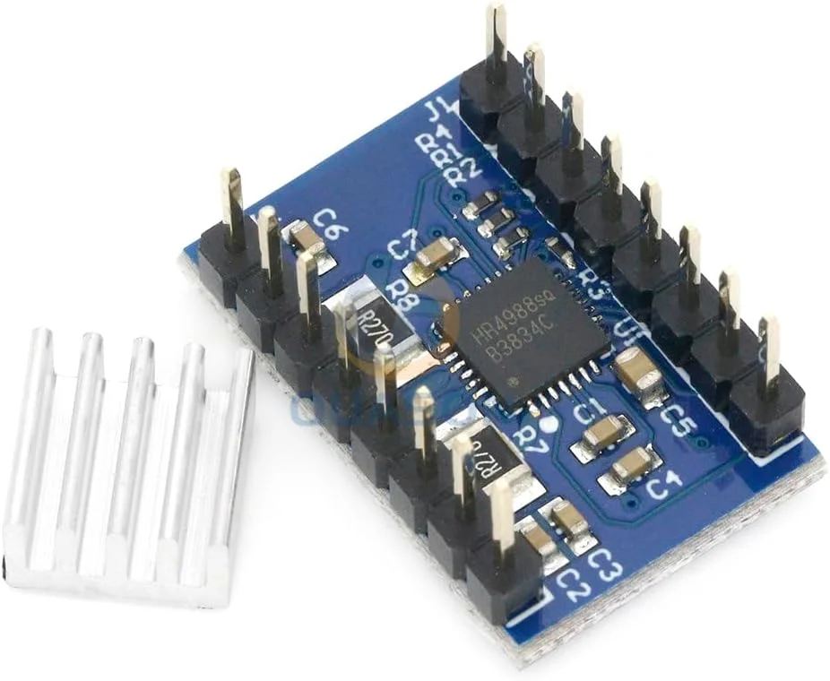 درایور موتور پله‌ای HR4988 چاپگر سه بعدی #icpart سازگار با ماژول برد درایور A4988 #icpart291378