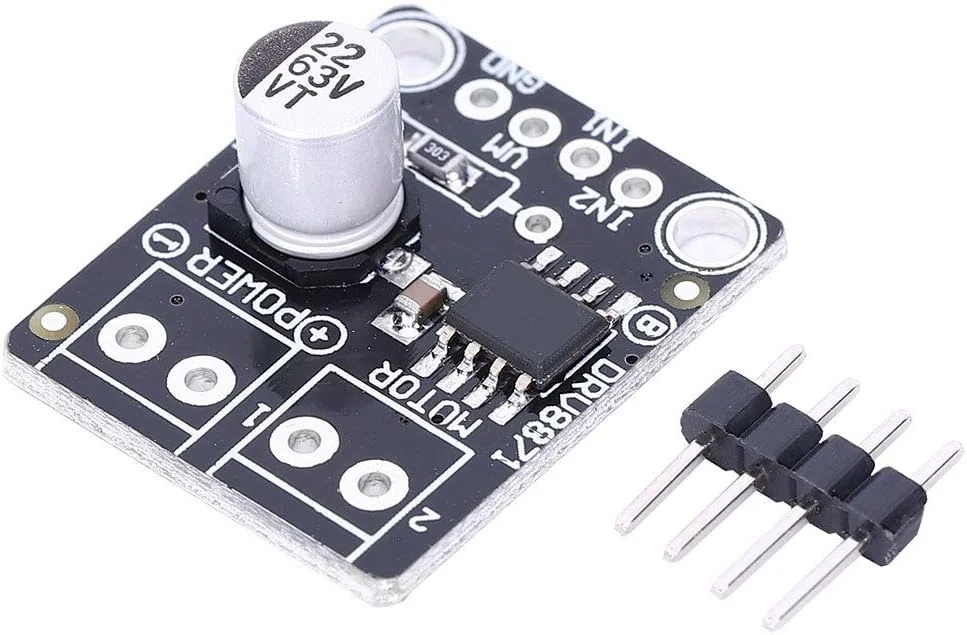 ماژول درایور موتور DC مدل DRV8871 با جریان 3.6 آمپر، ولتاژ گسترده، عملکرد یکپارچه، کنترل عرض پالس مدوله‌شده برای پرینتر، لوازم خانگی، تجهیزات صنعتی