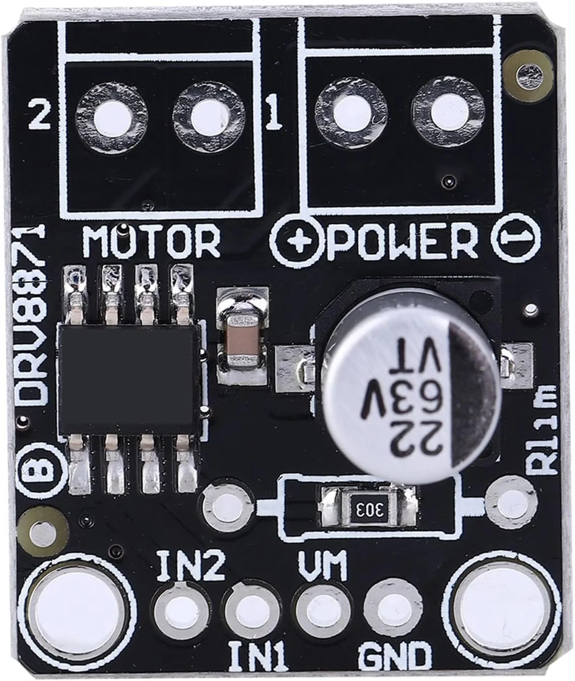 ماژول درایور موتور DC براش خورده 3.6 آمپر با کنترل PWM برای DRV8871، عملکردهای یکپارچه، 1 عدد ماژول درایور برای ماشین آلات صنعتی، خط مونتاژ