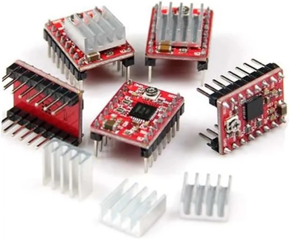 ۵ عدد ماژول راه انداز الکترونیکی استپر A4988 برای پرینتر سه بعدی