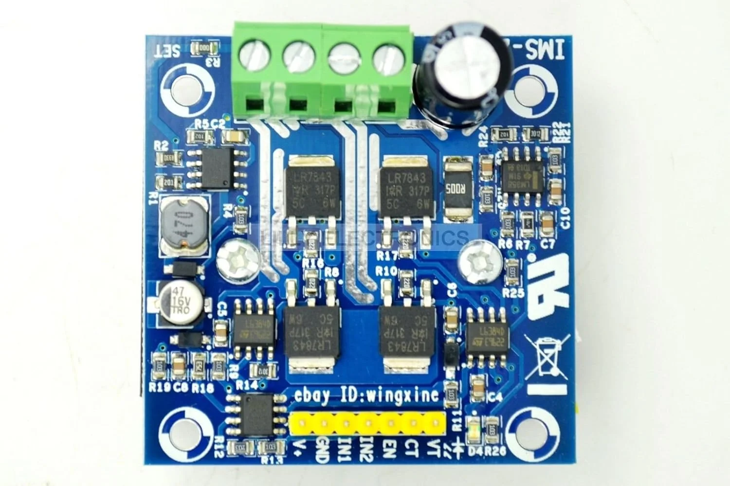 ماژول درایور موتور پل H فوق العاده IMS-2B 50A با ترمزهای قوی معکوس کننده