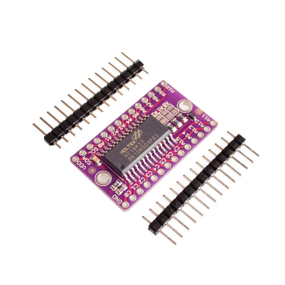 ماژول کنترل درایو ماتریس نقطه ای LED مدل HT16K33