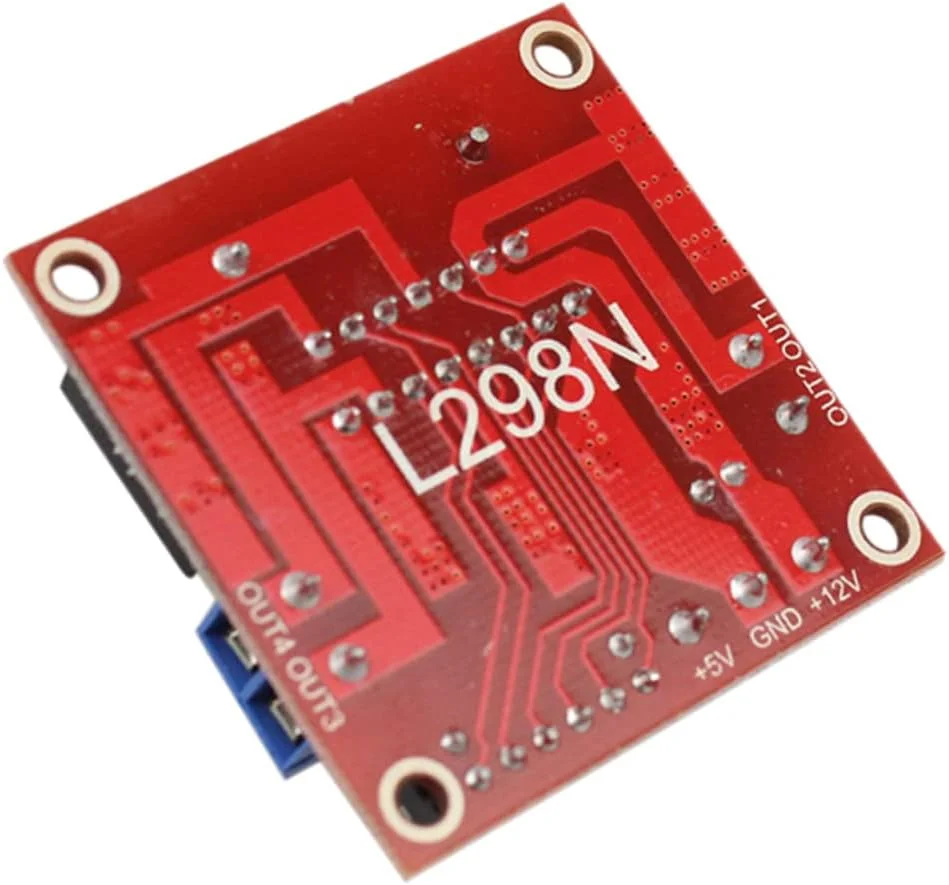 ماژول درایور موتور پله ای 35 ولت HOMSFOU، برد کنترلر پل H دوگانه DC با خازن فیلتر با ظرفیت بالا و دیود محافظ قابل اعتماد