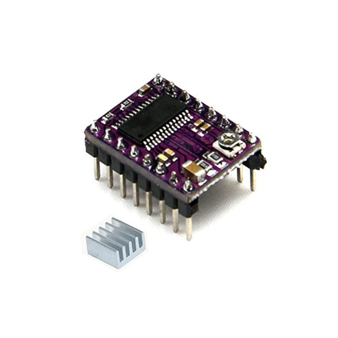 ماژول درایور 4 لایه برای پرینتر سه بعدی Reprap سازگار با 5 ولت / 3.3 ولت و محافظت در برابر گرمای بیش از حد