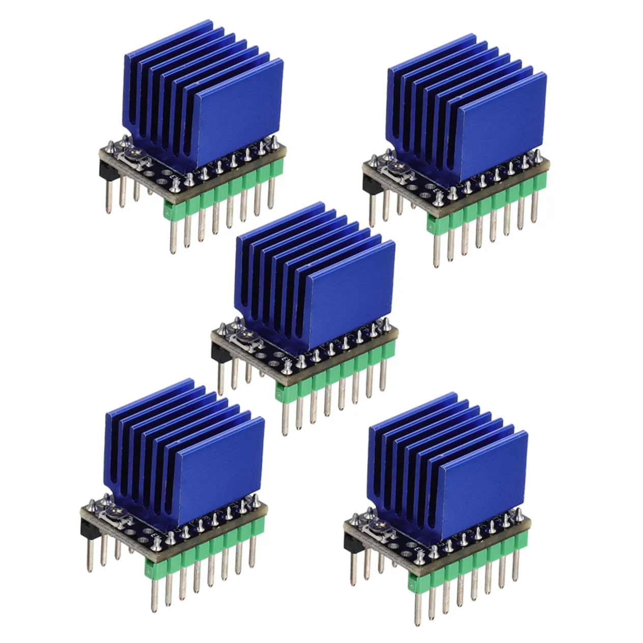پنج عدد درایور مادربرد پرینتر فوق العاده بی صدا پد دفع حرارت موتور پله ای
