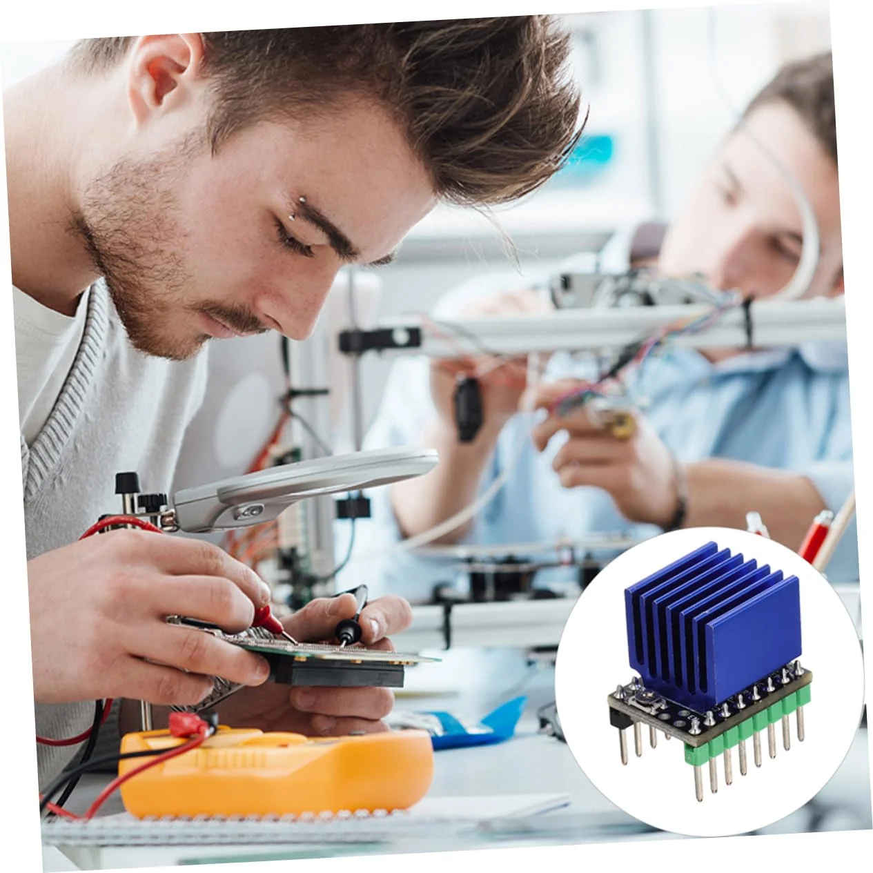 5 عدد ماژول درایور موتور پله ای TMC2225، جایگزین 256 میکرو استپینگ برای پرینترهای سه بعدی، برد کنترل کم صدا سازگار با TMC2208