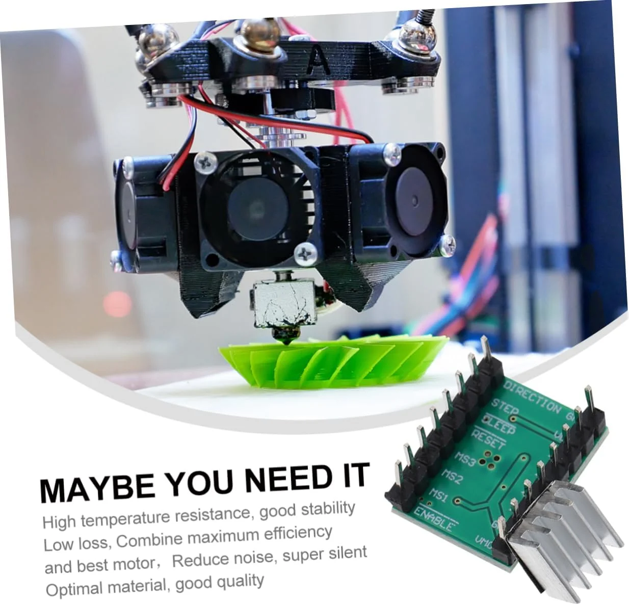 ماژول درایور موتور پله ای 4 عددی، عملکرد بی صدا، خروجی برای چاپگرها و دستگاه های CNC، کنترل کارآمد موتور