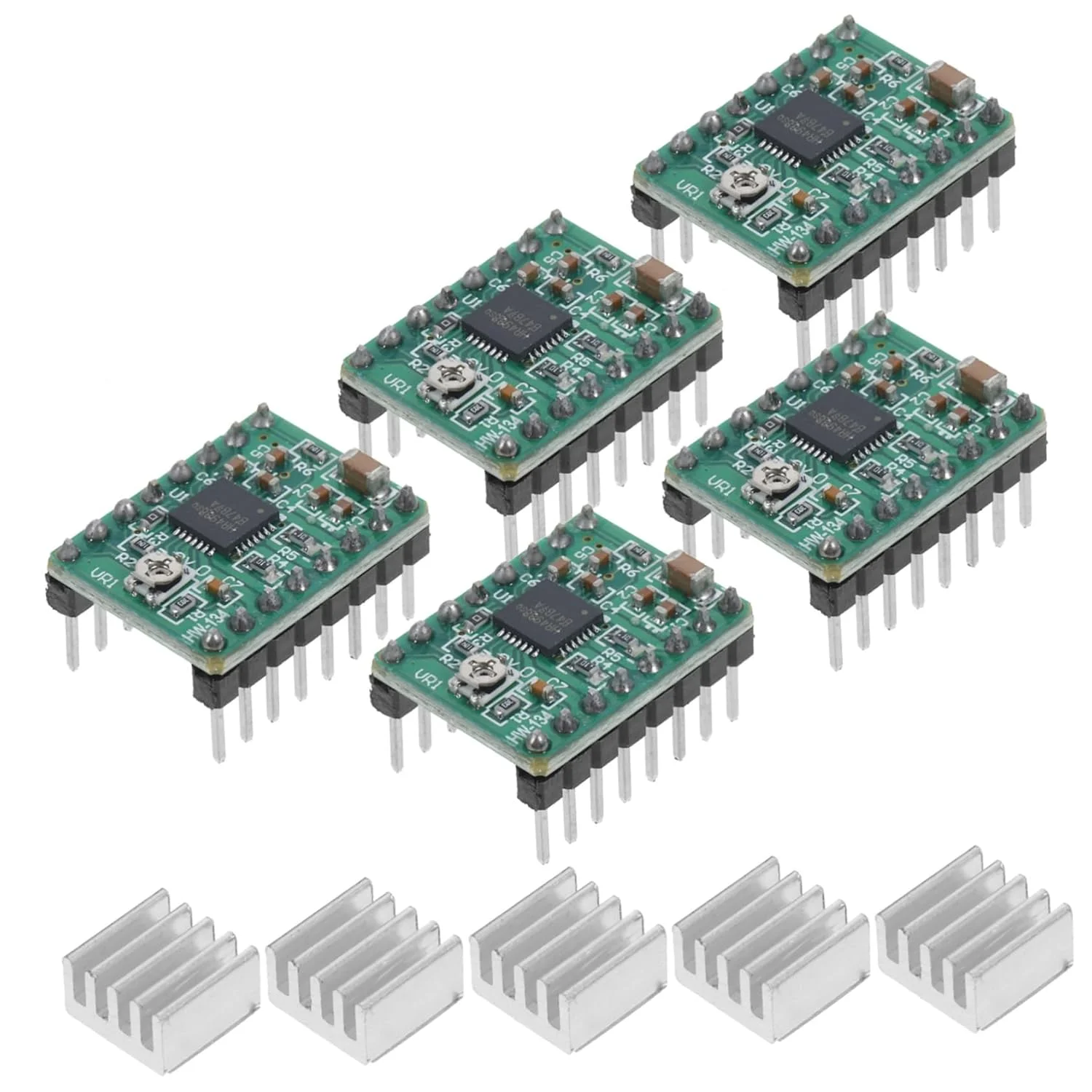 مجموعه 15 عددی درایور موتور پله ای برای ماژول چاپگر دستگاه CNC با دقت بالا
