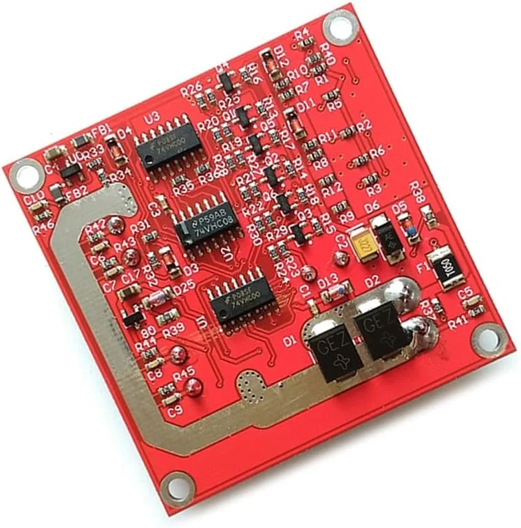 ماژول درایور موتور DC دو کاناله JFBL با پل H دوگانه، چرخش مثبت/منفی، تنظیم PWM، ایزولاسیون اپتوکوپلر L298
