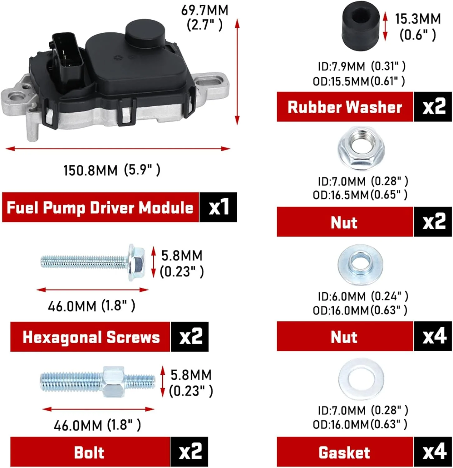 لوازم جانبی تعمیر خودرو، ماژول درایور 590-001 مناسب برای E150 F550 6H1470 FD1002 4L3Z9D370A 5L8Z9D370A