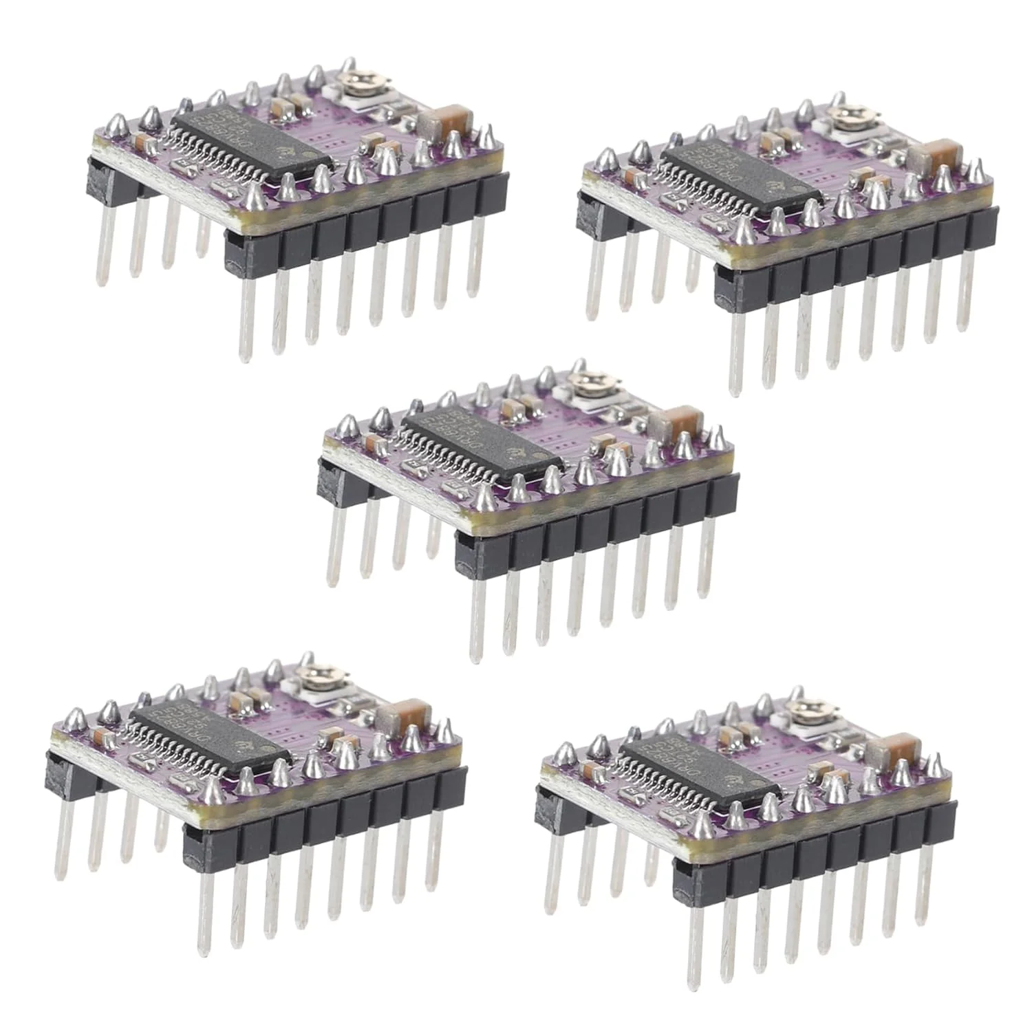 ماژول درایور موتور پله ای HEALLILY با هیت سینک، لوازم جانبی پرینتر سه بعدی Ramps 1.4 A4988، پایداری بهبود یافته