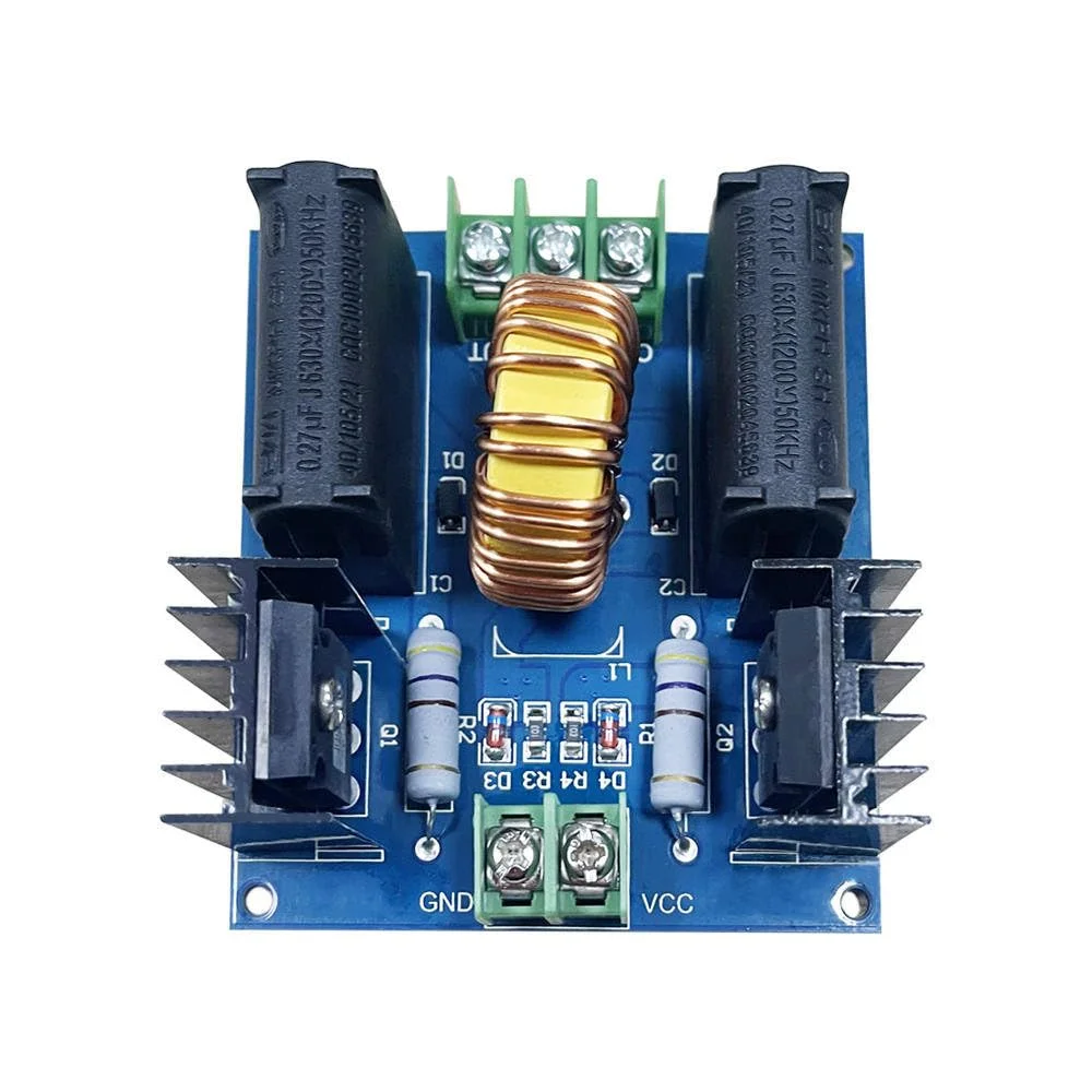 برد درایور کویل ZVS ۱۲ ولت ۳۰۰ وات، ماژول تولید کننده ولتاژ بالا، فلیبک، قوس بلند ۱۰ آمپر