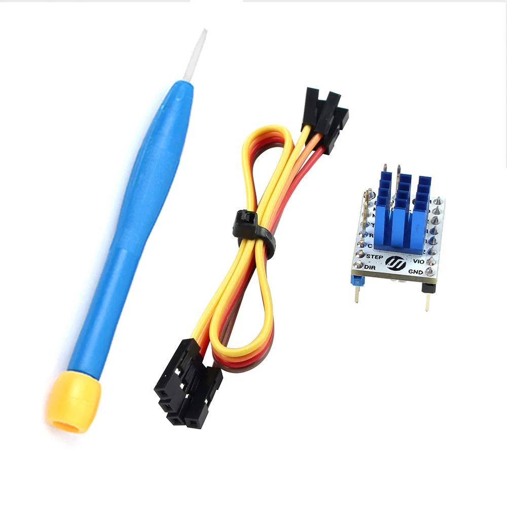 دو عدد درایور استپ موتور TMC2226 V1.1، قطعه پرینتر سه بعدی با ثبات عالی و عملکرد بی صدا، مناسب برای مادربرد SKR V1.3 و SKR V1.4