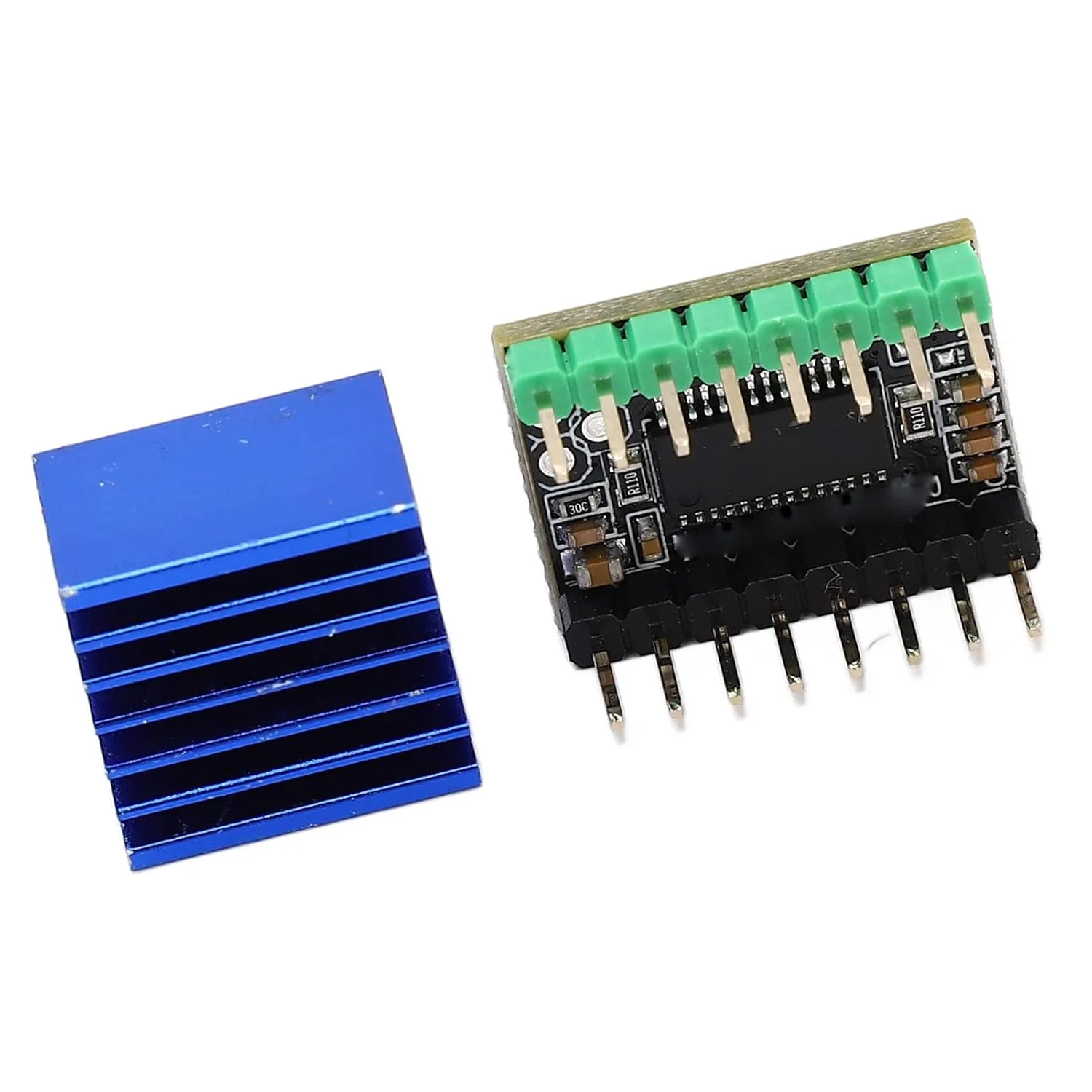 برد درایور موتور پله ای TMC2225 MKS با هیت سینک، ماژول درایور موتور بی صدا برای پرینتر سه بعدی