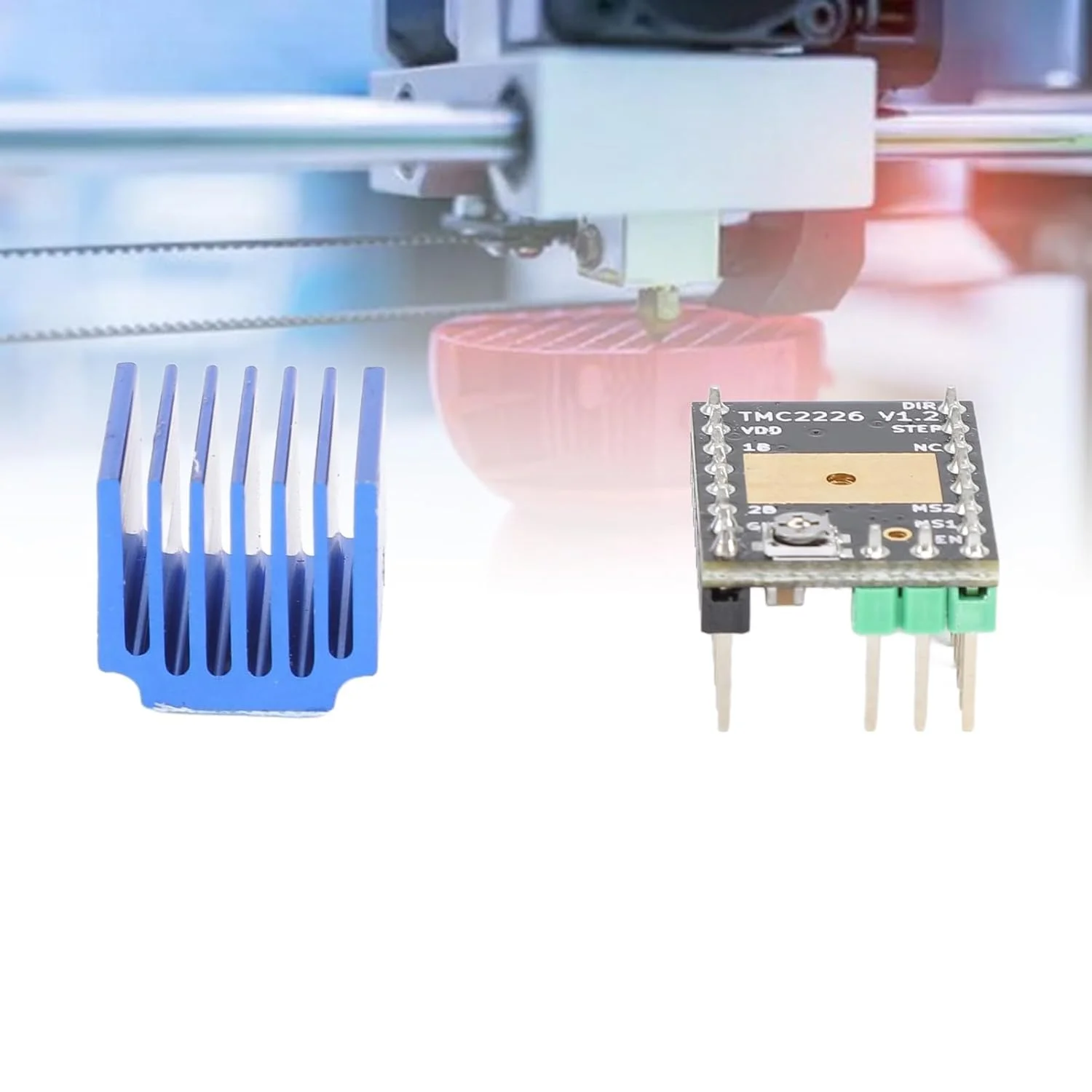 ماژول درایور موتور پله ای TMC2226، برد درایو موتور پله ای برای پرینتر سه بعدی ماژول درایور موتور پله ای TMC2226، برد درایو موتور پله ای برای پرینتر سه بعدی