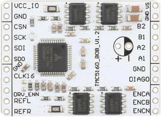 برد درایور موتور پله ای TMC5160-BOB با ماژول کنترل حرکت یکپارچه