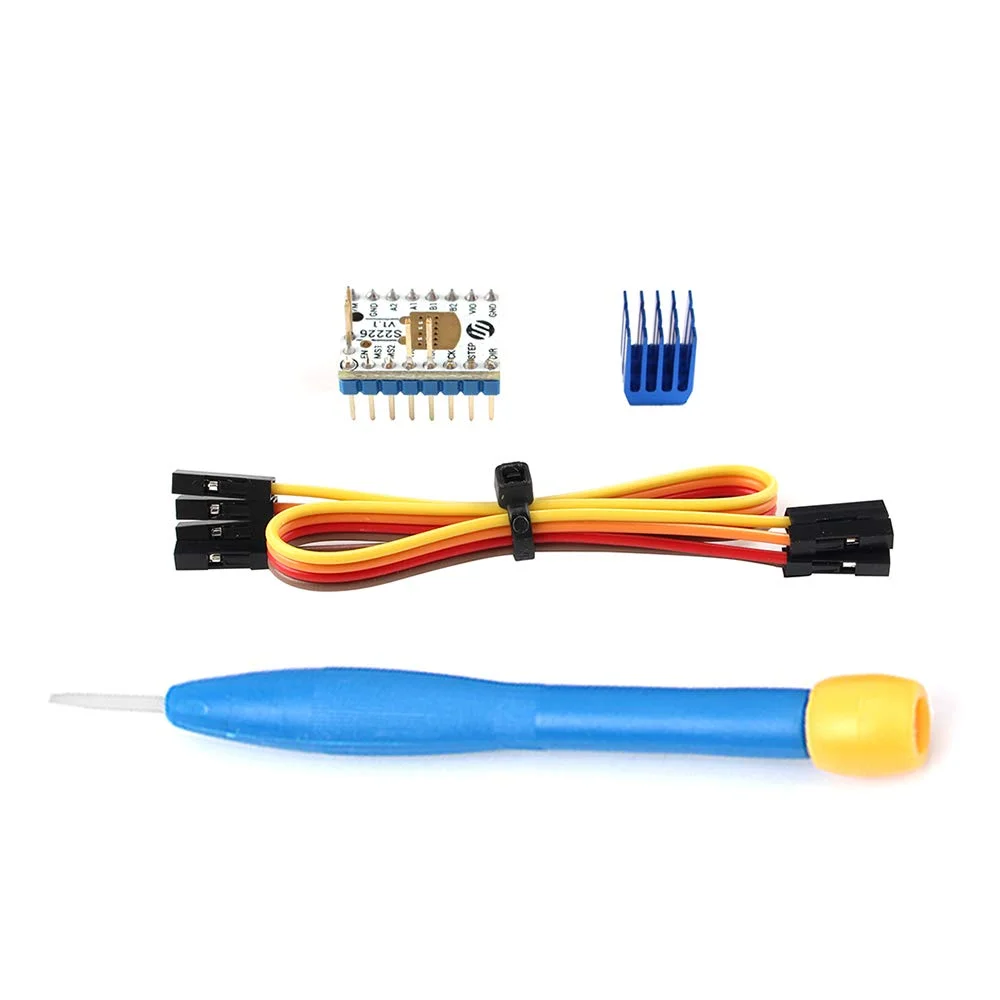 دو عدد درایور استپ موتور TMC2226 V1.1، قطعه پرینتر سه بعدی با ثبات عالی و عملکرد بی صدا، مناسب برای مادربرد SKR V1.3 و SKR V1.4 دو عدد درایور استپ موتور TMC2226 V1.1، قطعه پرینتر سه بعدی با ثبات عالی و عملکرد بی صدا، مناسب برای مادربرد SKR V1.3 و SKR V1.4