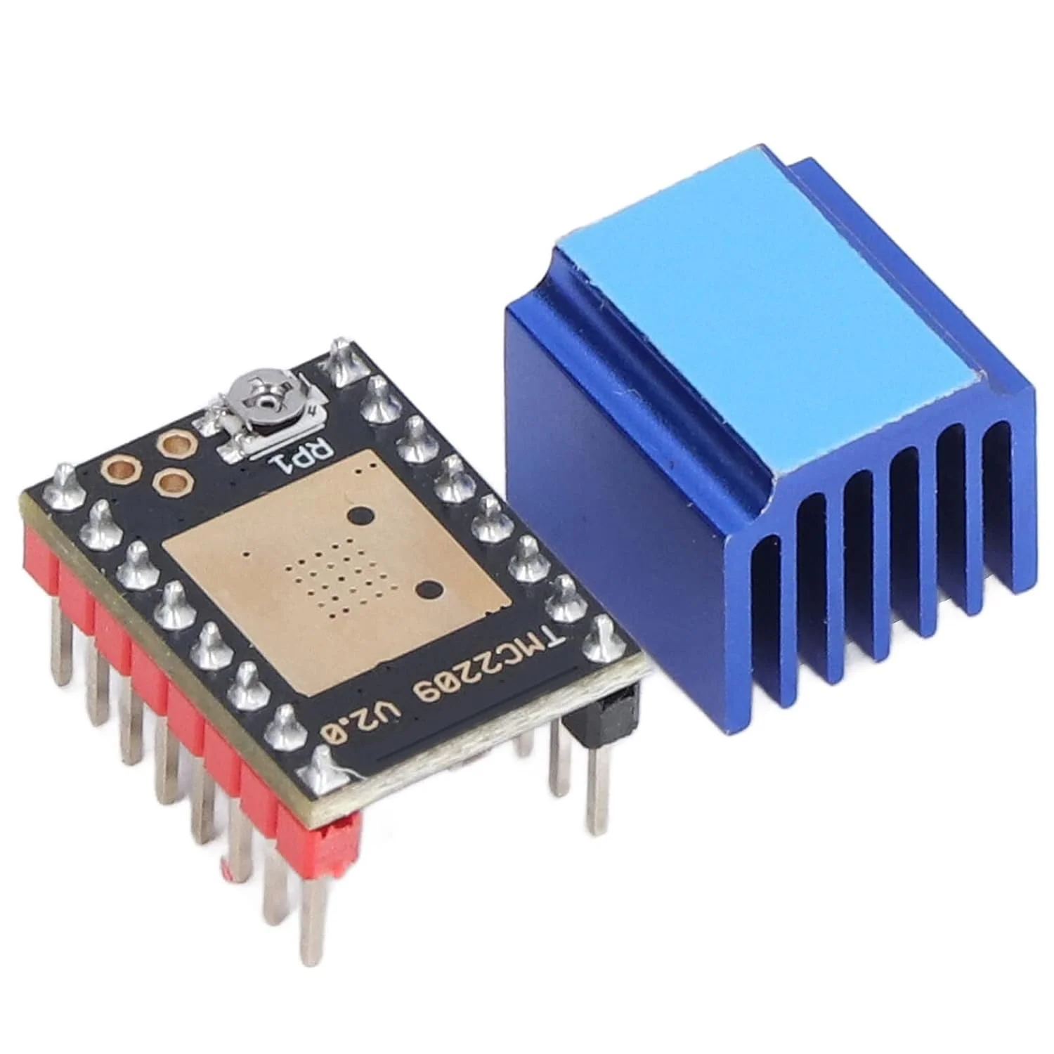 درایور موتور پله ای پرینتر سه بعدی TMC2209، ماژول درایور موتور پله ای Stepstick با هیت سینک برای بردهای اصلی کنترلر پرینتر سه بعدی