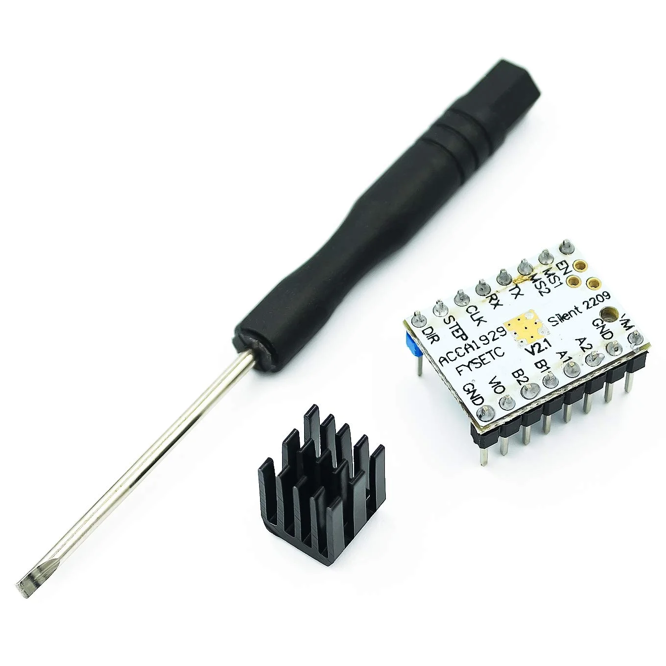 درایور موتور پله ای TMC2209 V1.2، قطعات پرینتر سه بعدی TMC2208 UART 2.8A، TMC2130 TMC5160 برای SKR V1.3 V1.4 Mini E3