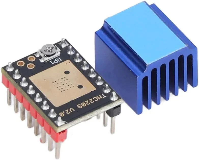 ماژول درایور موتور پله ای TMC2209 حالت UART فوق العاده بی صدا و با راندمان بالا به همراه هیت سینک برای پرینتر سه بعدی - (استایل: A)