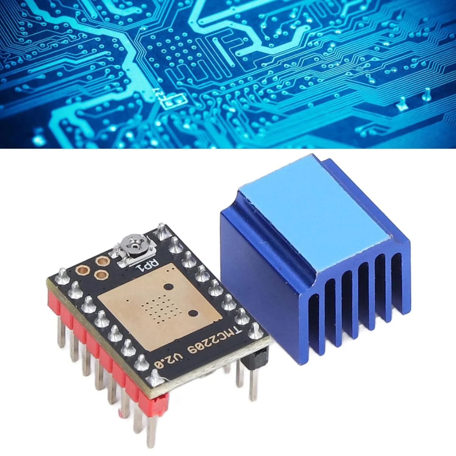 ماژول درایور استپ موتور TMC2209 حالت UART فوق العاده بی صدا با هیت سینک برای دستگاه CNC پرینتر سه بعدی، کنترلر موتور آلیاژ آلومینیوم با دقت بالا ماژول درایور استپ موتور TMC2209 حالت UART فوق العاده بی صدا با هیت سینک برای دستگاه CNC پرینتر سه بعدی، کنترلر موتور آلیاژ آلومینیوم با دقت بالا