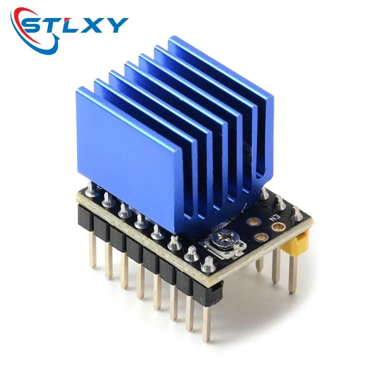 TMC2208 TMC2209 ATD5833 V2.0 با هیت سینک درایور موتور پله ای StepStick قطعات پرینتر سه بعدی 2.5A 256 تقسیم بندی چاپ بی صدا - (ولتاژ: TMC2209)