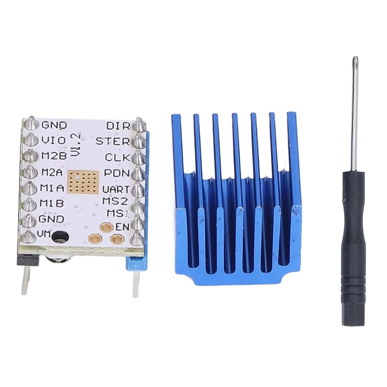 ماژول درایور استپر Tmc2208 V1.2 کنترلر پلاستیکی برد موتور کارآمد علاقه مندان به چاپ سه بعدی