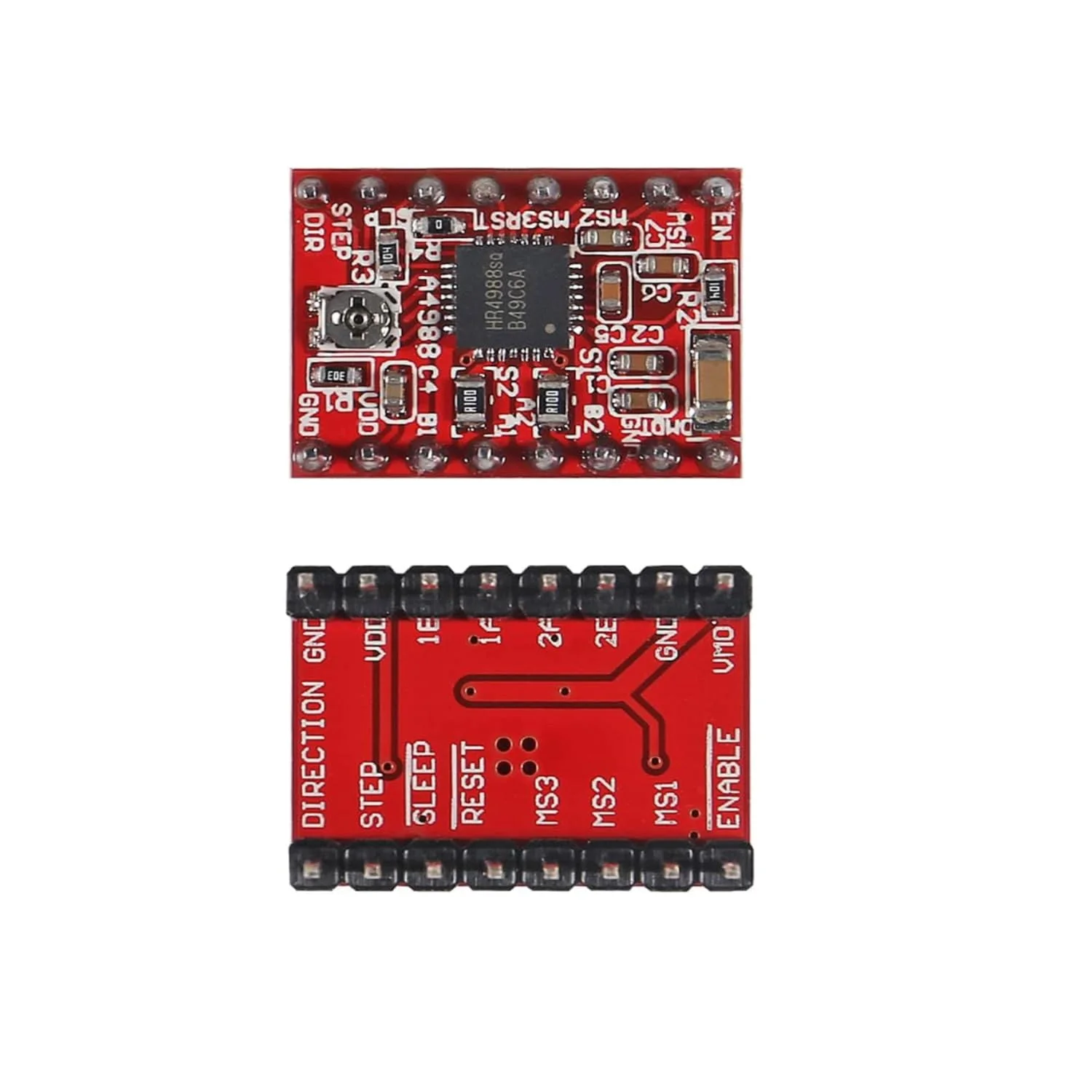 ماژول درایور موتور پله ای V TELESKY A4988 - مناسب پرینتر سه بعدی با 16 زیربخش (10 عدد) ماژول درایور موتور پله ای V TELESKY A4988 - مناسب پرینتر سه بعدی با 16 زیربخش (10 عدد)
