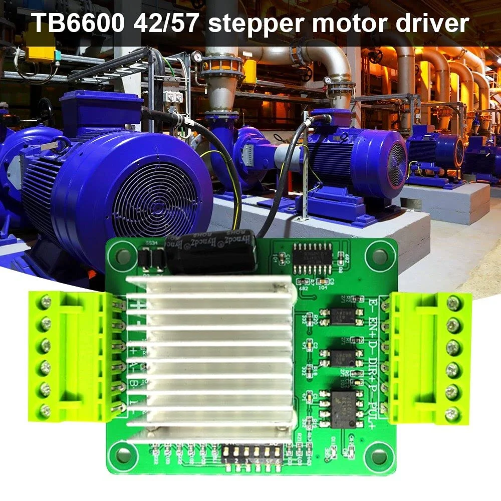 برد درایور موتور پله ای TB6600 42/57، ماژول درایور موتور پله ای 42/57، DC 9V-40V 0.5A-4A، زیربخش 1/2/4/8/16/32