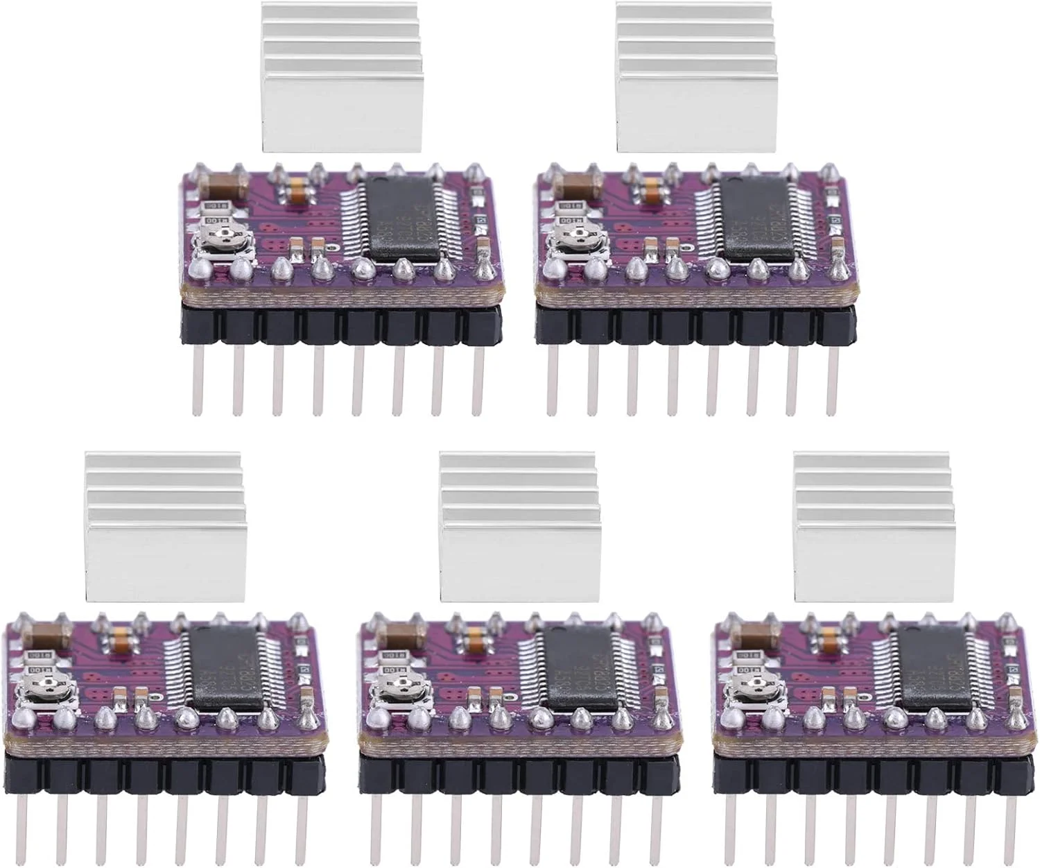 ماژول درایور موتور پله ای 5 عددی، برد PCB 4 لایه، لوازم جانبی پرینتر سه بعدی DRV8825