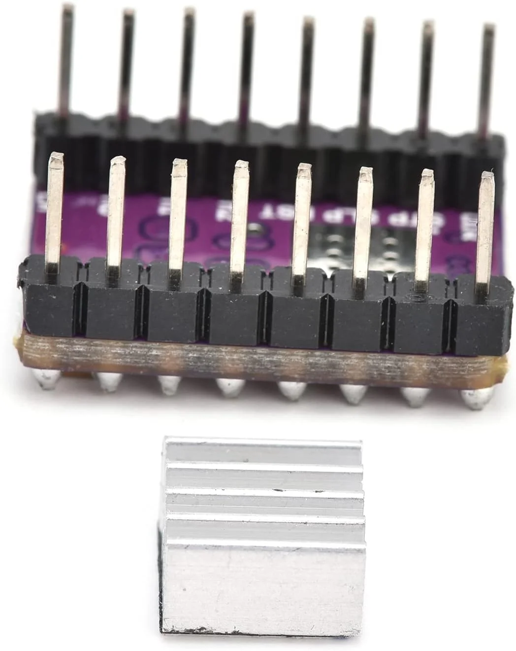 ماژول درایور موتور پله ای StepStick DRV8825 با هیت سینک برای پرینترهای سه بعدی، DC 8.2-45V ماژول درایور موتور پله ای StepStick DRV8825 با هیت سینک برای پرینترهای سه بعدی، DC 8.2-45V