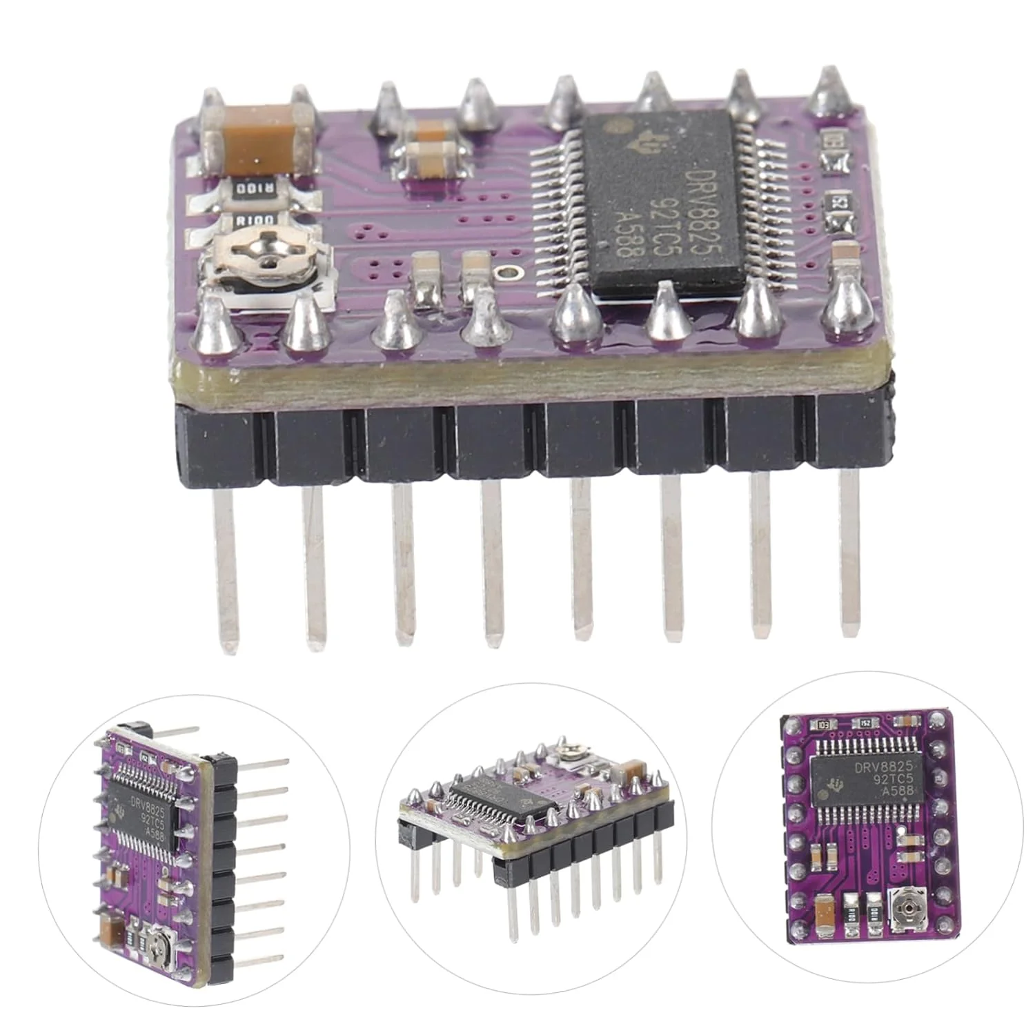 ماژول درایور موتور پله ای STOBAZA، مدل حرارتی سینک، قطعه موتور پله ای پرینتر سه بعدی، قطعات پرینتر، ماژول درایور موتور، ماژول درایور برای موتور پله ای الکترونیکی