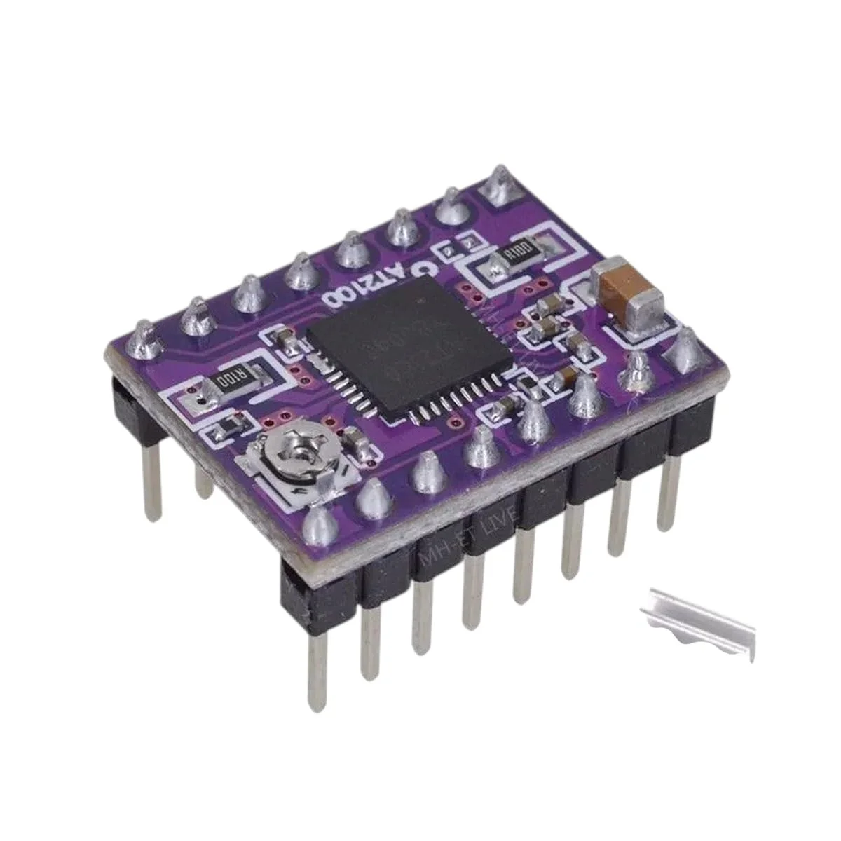 ماژول درایور موتور پله ای At2100 Stepstick جایگزین Tmc2100 Tmc2208 با هیت سینک سایلنت برای مادربرد پرینت سه بعدی