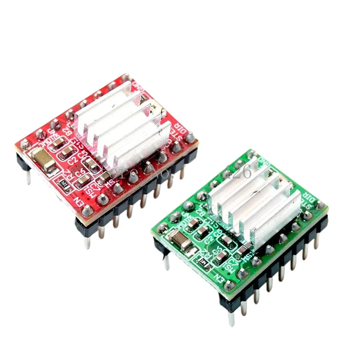 درایور استپ موتور A4988 StepStick به همراه هیت سینک برای قطعات پرینتر سه بعدی Reprap