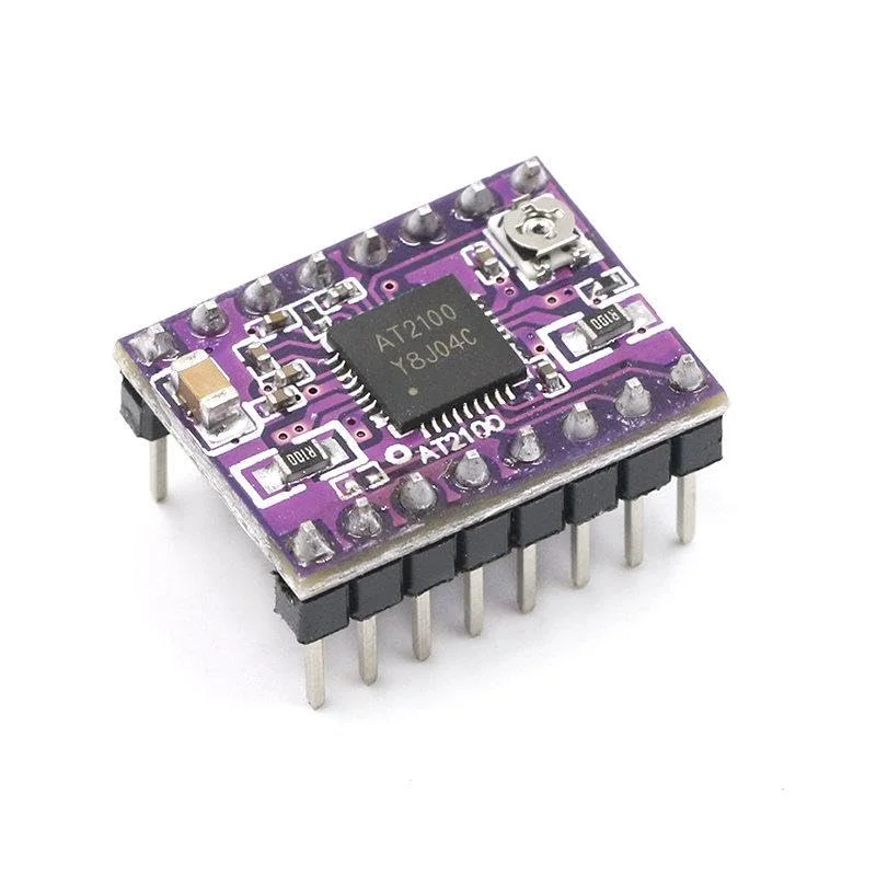 ماژول درایور موتور پله ای AT2100 Stepstick به جای TMC2100 TMC2208 با هیت سینک فوق العاده بی صدا برای مادربرد پرینت سه بعدی