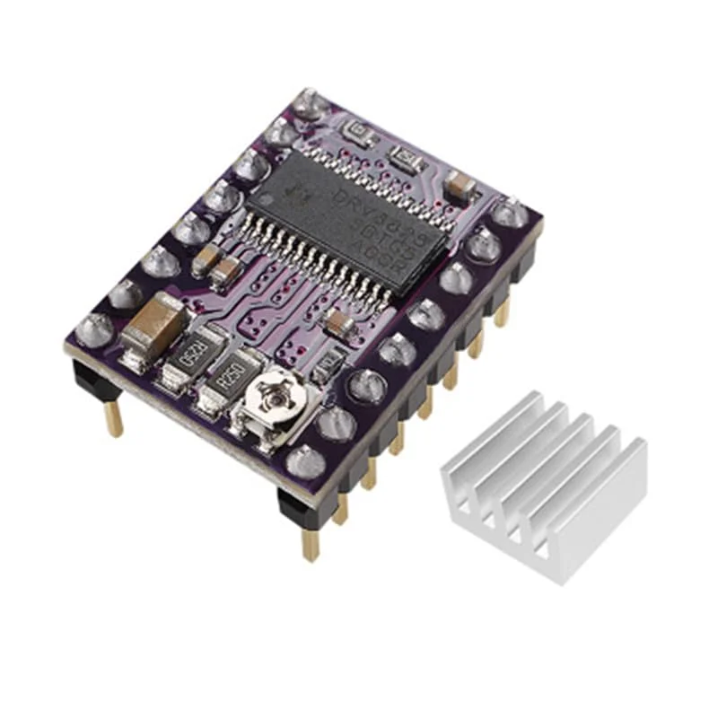 درایور موتور پله ای A4988 لوازم جانبی پرینتر سه بعدی برد ماژول درایور DRV8825 تقسیم 16/32 - (ولتاژ: DRV8825 بنفش)