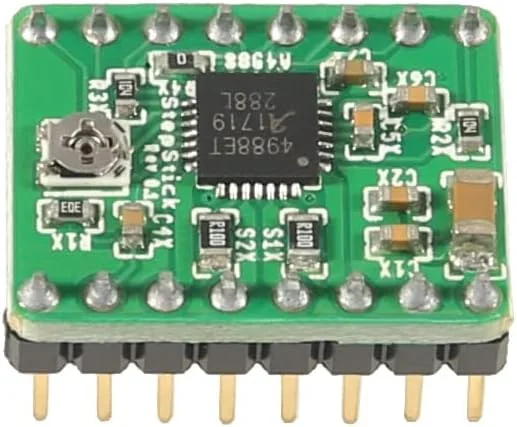ماژول درایور موتور پله ای A4988 با هیت سینک برای قطعات پرینتر سه بعدی برای مادربرد BTT Octopus SKR 2