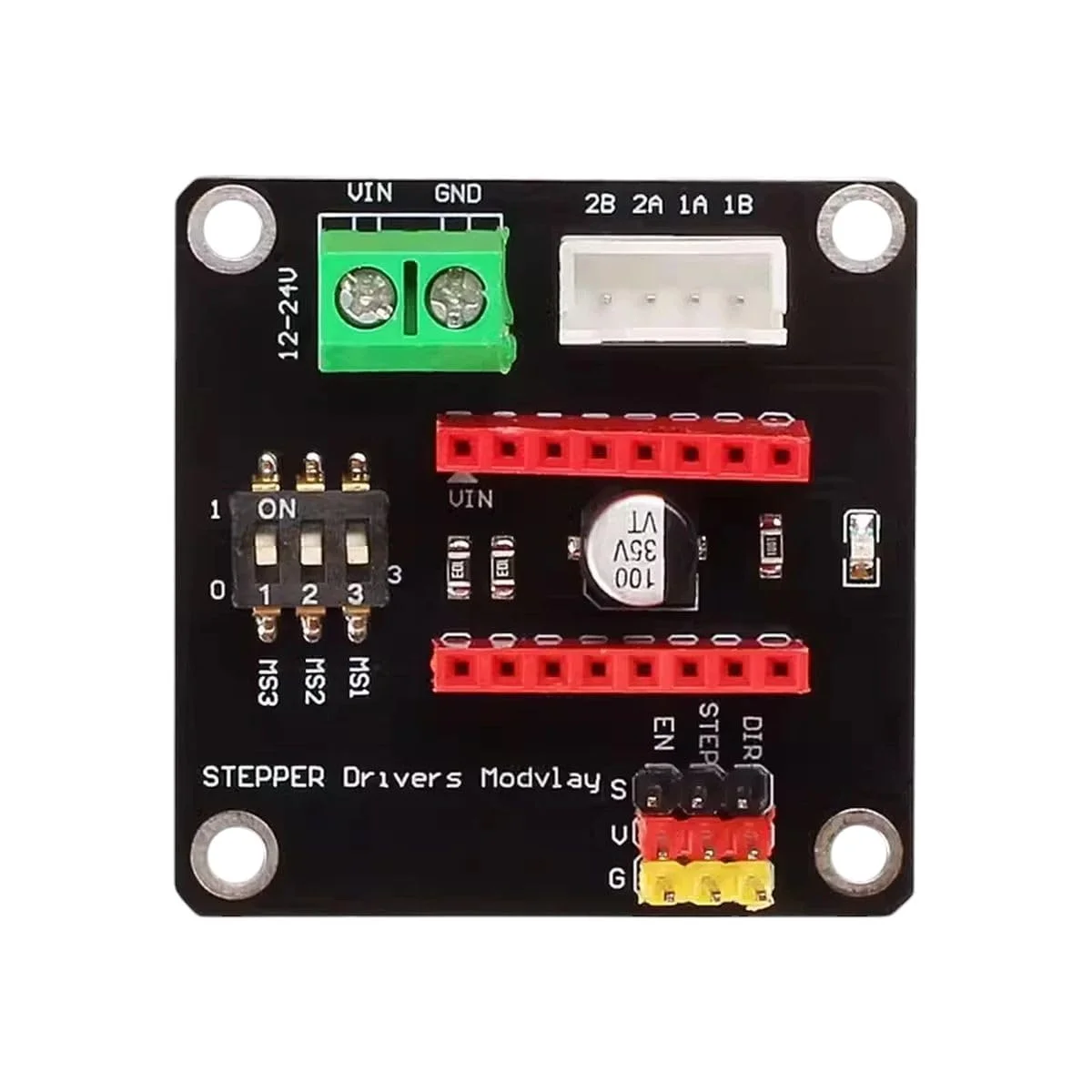 برد توسعه درایور موتور پله ای 42 DRV8825 A4988 ماژول سپر کنترل پرینتر سه بعدی برای Ardưinơ Ramps1.4 کیت DIY جدید 2025 با کیفیت بالا