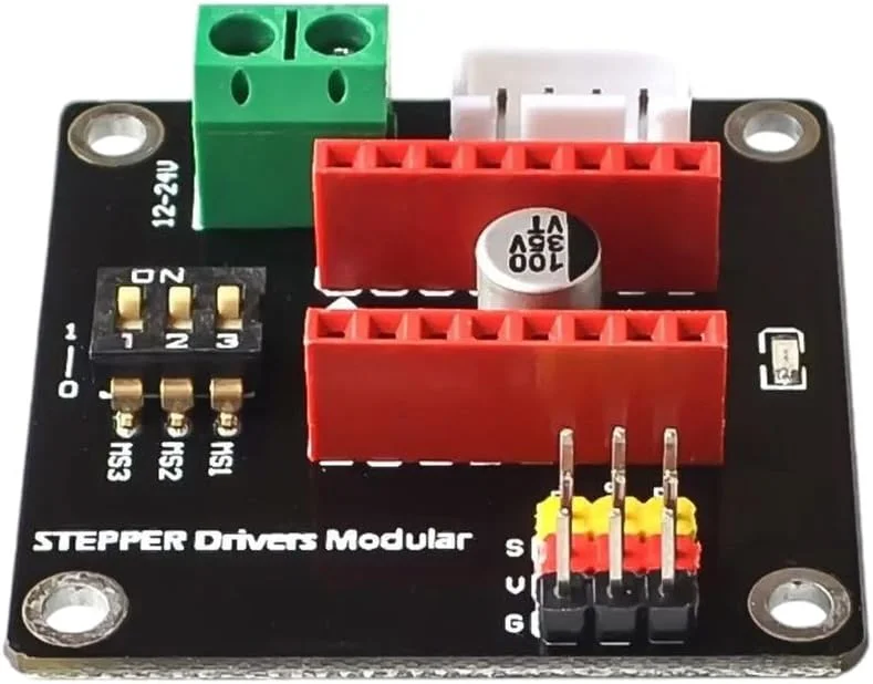 برد توسعه درایور موتور پله ای 42 DRV8825 A4988 ماژول سپر کنترل پرینتر سه بعدی برای Arduieno برای UNO R3 Ramps1.4 کیت DIY یک محصول جدید با کیفیت بالا برای سال 2025
