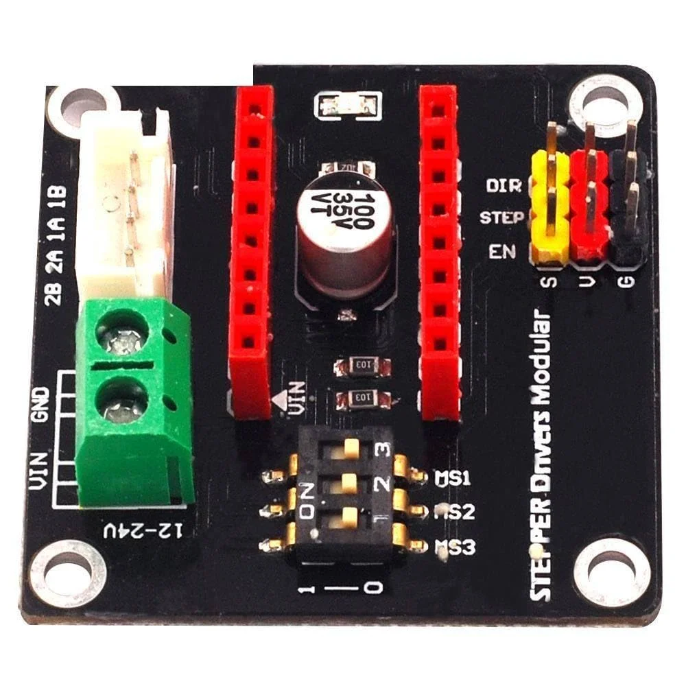 ۵ عدد برد توسعه درایور موتور پله ای ۴۲، ماژول شیلد کنترل پرینتر سه بعدی DRV8825 A4988 برای آردوینو
