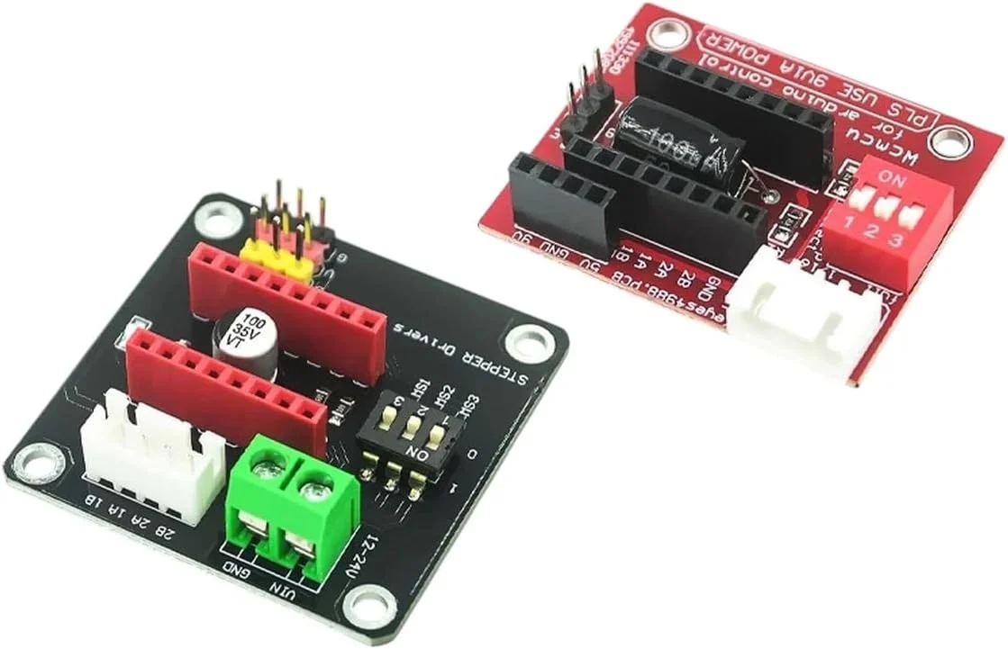 برد توسعه درایور موتور پله ای 42 DRV8825 A4988 ماژول شیلد کنترل پرینتر سه بعدی برای آردوینو UNO R3 Ramps1.4 کیت DIY مدل جدید 2025 با کیفیت بالا برد توسعه درایور موتور پله ای 42 DRV8825 A4988 ماژول شیلد کنترل پرینتر سه بعدی برای آردوینو UNO R3 Ramps1.4 کیت DIY مدل جدید 2025 با کیفیت بالا