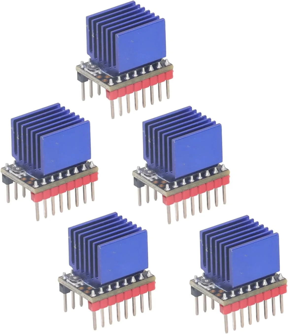 مجموعه 5 عددی درایور موتور پله ای 2.5 آمپر Uart فوق العاده بی صدا TMC2209 V2.0 ماژول درایور موتور پله ای Nema17