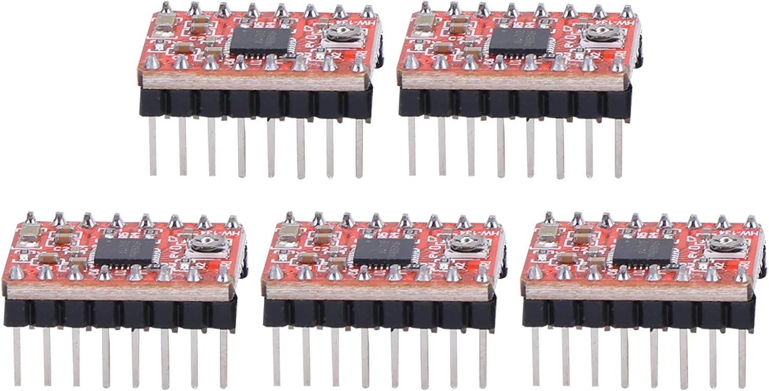 برد ماژول درایور موتور پله ای 5 عددی برای رمپ 1.4 A4988 لوازم جانبی پرینتر سه بعدی ماژول درایور موتور پله ای